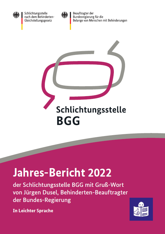 Cover des Jahresberichts 2022 in leichter Sprache